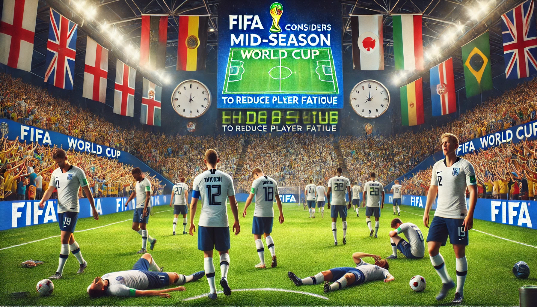 الفيفا يدرس إقامة كأس العالم في منتصف الموسم لتقليل إرهاق اللاعبين